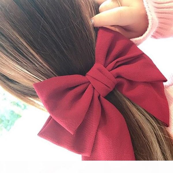 custom hairpin pure color chiffon bowknot hair clips female contracted fashion headwear accessories
custom hairpin pure color chiffon bowknot hair clips female contracted fashion headwear accessories