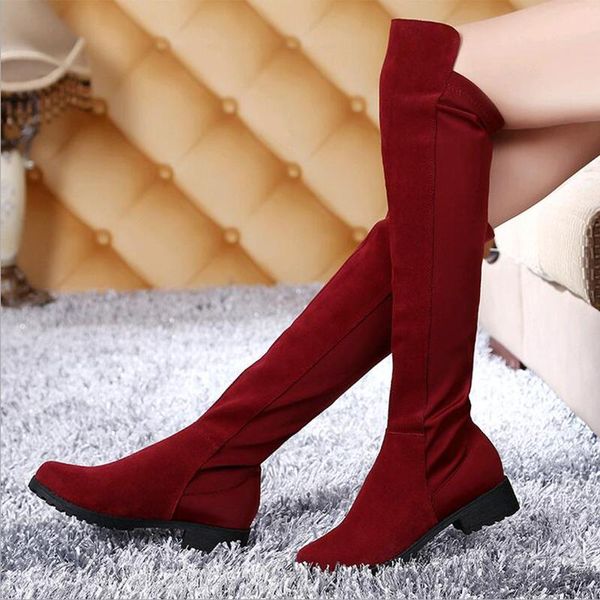 boots sunny everest winter woman suede over knee slip-on square heel 3.5cm lady style black red 35-39 us8
boots sunny everest winter woman suede over knee slip-on square heel 3.5cm lady style black red 35-39 us8
