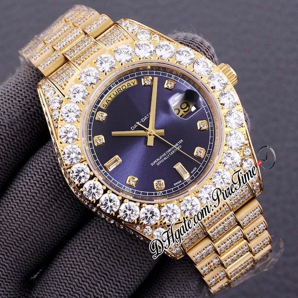 2021 day date big diamond bezel yg green blue dial automatic mens watch simulated diamond bracelet hip hop bling jewelry new puretime e05, Slivery;brown
2021 day date big diamond bezel yg green blue dial automatic mens watch simulated diamond bracelet hip hop bling jewelry new puretime e05, Slivery;brown