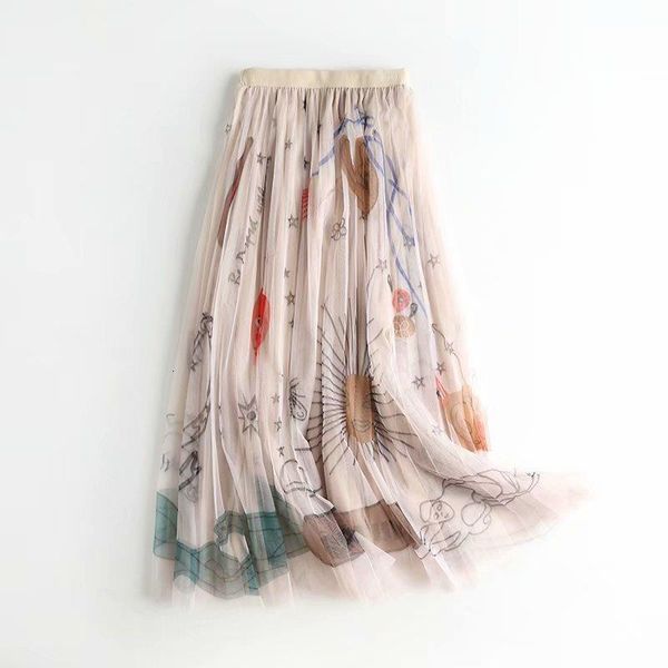 2020 women mesh tulle skirts elastic high waist graffiti print long skirts female a line pleated skirts saias femme maxi, Black
2020 women mesh tulle skirts elastic high waist graffiti print long skirts female a line pleated skirts saias femme maxi, Black