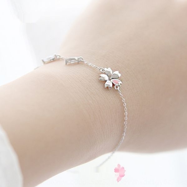 design s925 silver sakura bracelet for bracelet giftgift giftwomen korean version of sweet flower tassel fresh forest girlfriends gift jewel, Golden;silver
design s925 silver sakura bracelet for bracelet giftgift giftwomen korean version of sweet flower tassel fresh forest girlfriends gift jewel, Golden;silver