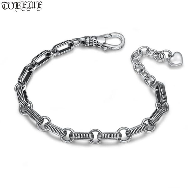 100% 925 silver chain bracelet vintage 925 stering bracelet heart charm bracelet back to school q1209, Black
100% 925 silver chain bracelet vintage 925 stering bracelet heart charm bracelet back to school q1209, Black