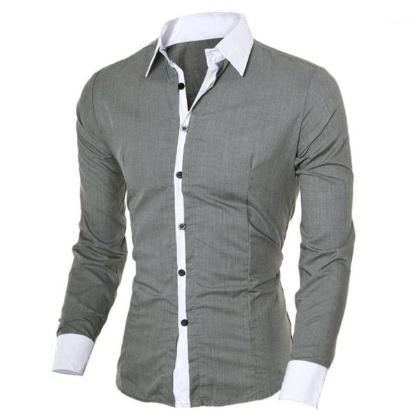 men's shirts fashion personality mens casual slim long-sleeved shirt blouse 5colors black white men shirt style 20191, White;black
men's shirts fashion personality mens casual slim long-sleeved shirt blouse 5colors black white men shirt style 20191, White;black