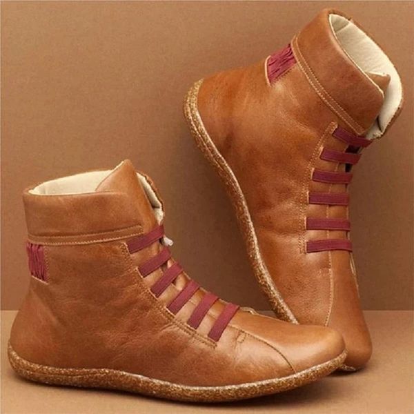 ankle boots for women autumn winter lace up flat shoes ladies pu leather punk boots vintage platform booties big size, Black
ankle boots for women autumn winter lace up flat shoes ladies pu leather punk boots vintage platform booties big size, Black
