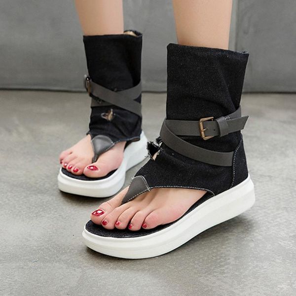 summer shoes woman flip-flops casual thick-soled roman sandals cross belt buckle lady shoes for women sandalias zapatos, Black
summer shoes woman flip-flops casual thick-soled roman sandals cross belt buckle lady shoes for women sandalias zapatos, Black