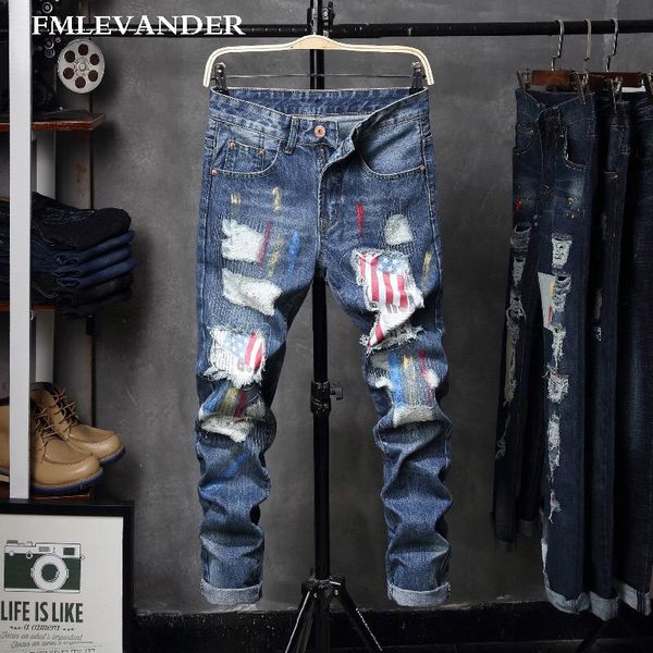 men's jeans vintage washed hip hop street wear patchwork straight pants stretch denim skinny men, Blue
men's jeans vintage washed hip hop street wear patchwork straight pants stretch denim skinny men, Blue