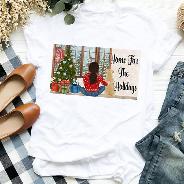 women merry christmas short sleeve tree trend 90s printing holiday clothes ladies graphic print tee tshirt female t-shirt, White
women merry christmas short sleeve tree trend 90s printing holiday clothes ladies graphic print tee tshirt female t-shirt, White