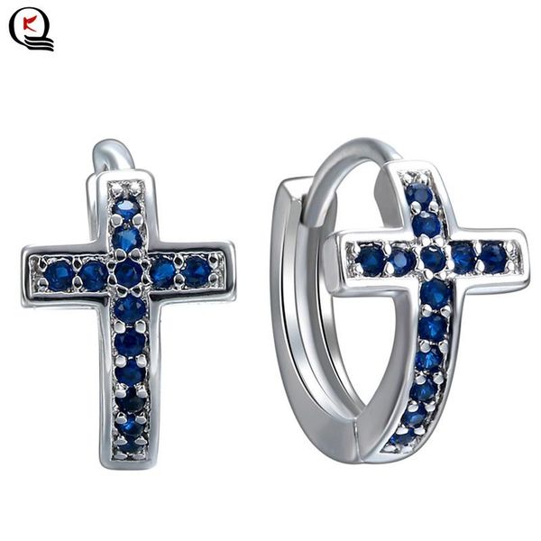 hoop & huggie exquisite sliver color women earring unique cross blue crystal fashion party anniversary gifts jewelry, Golden;silver
hoop & huggie exquisite sliver color women earring unique cross blue crystal fashion party anniversary gifts jewelry, Golden;silver