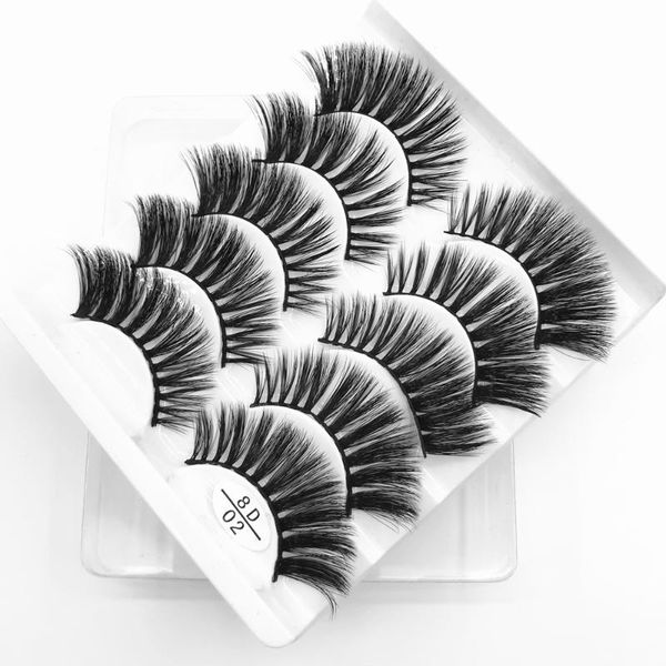 5pairs 8d faux mink hair false eyelashes thick long lashes faux cils maquillaje wispy makeup beauty extension tools
5pairs 8d faux mink hair false eyelashes thick long lashes faux cils maquillaje wispy makeup beauty extension tools