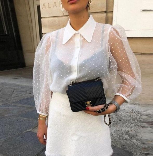women mesh sheer blouse see-through long sleeve shirt blouse fashion pearl button transparent white shirt female blusas1
women mesh sheer blouse see-through long sleeve shirt blouse fashion pearl button transparent white shirt female blusas1