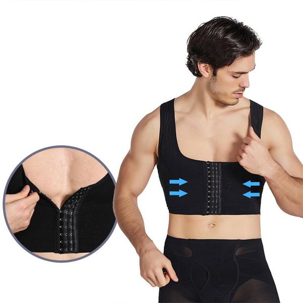 men's body shapers men shaper control chest compression corrective posture shapewear corset sleeveless slimming underwear, Black;brown
men's body shapers men shaper control chest compression corrective posture shapewear corset sleeveless slimming underwear, Black;brown