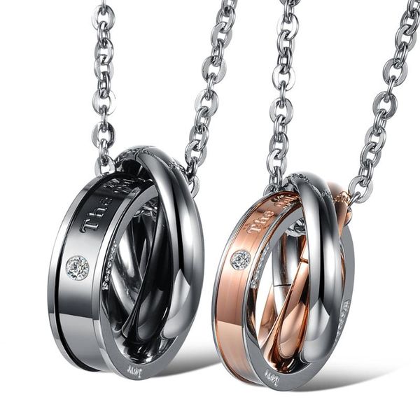 pendant necklaces the only eternal love couple necklace fashion jewelry stainless steel pendants vintage accessories lovers gift colar, Silver
pendant necklaces the only eternal love couple necklace fashion jewelry stainless steel pendants vintage accessories lovers gift colar, Silver