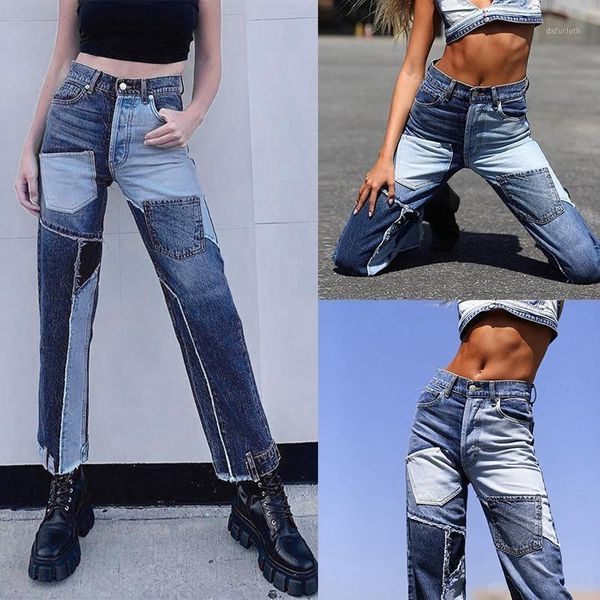 patchwork casual high waisted jeans pants for women vintage skinny denim long trousers ladies streetwear autumn1, Black;white
patchwork casual high waisted jeans pants for women vintage skinny denim long trousers ladies streetwear autumn1, Black;white