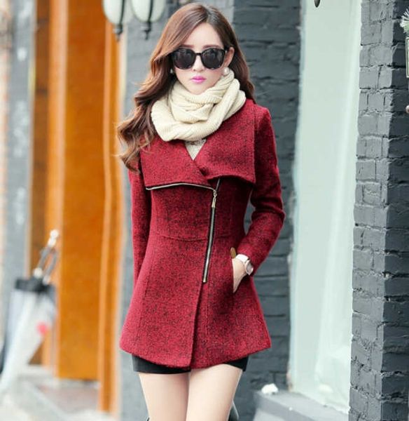new europe autumn winter women's temperament woolen female casual clothing fashion women slim jackets coats, Black
new europe autumn winter women's temperament woolen female casual clothing fashion women slim jackets coats, Black