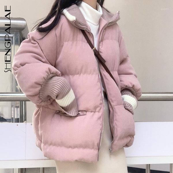 shengpalae autumn winter 2020 new women's thick warm pink cotton padded jacket large size zipper long sleeve parkas coat 5a3901, Black
shengpalae autumn winter 2020 new women's thick warm pink cotton padded jacket large size zipper long sleeve parkas coat 5a3901, Black