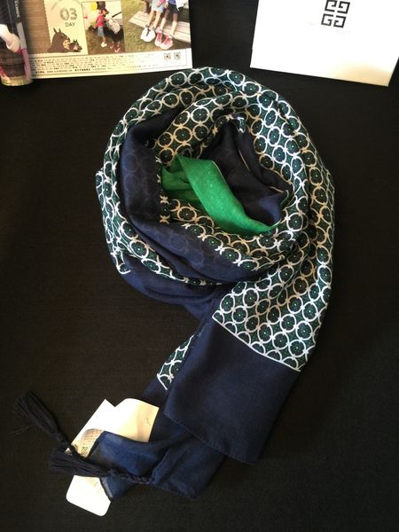scarf and shawl korean women's winter, Blue;gray