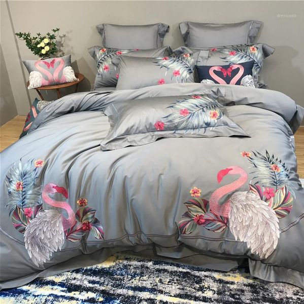embroidery bedding sets 4/7pcs flamingo bed linen duvet cover bed sheet pillowcases cover set egyptian cotton set1
embroidery bedding sets 4/7pcs flamingo bed linen duvet cover bed sheet pillowcases cover set egyptian cotton set1