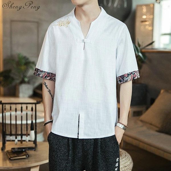 mens chinese style t-shirt traditional hanfu solid short sleeve suit cheongsam men clothing v18431, Red
mens chinese style t-shirt traditional hanfu solid short sleeve suit cheongsam men clothing v18431, Red