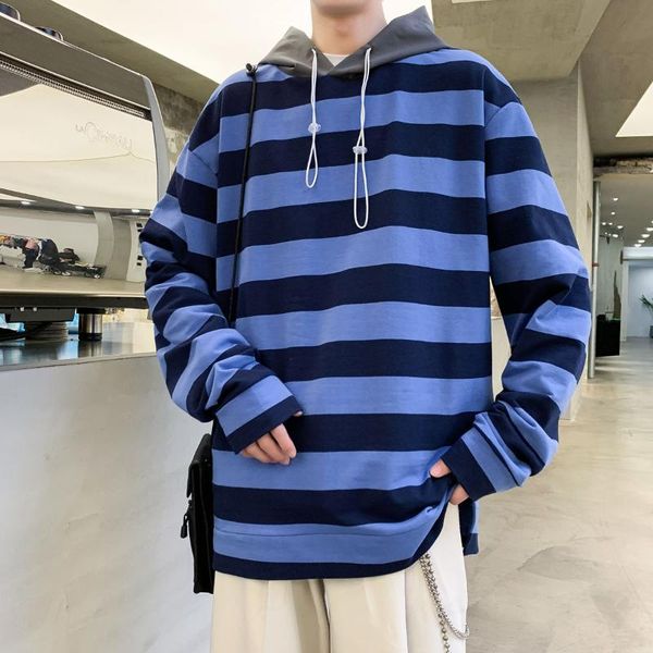 men's hoodies & sweatshirts men fashion autumn male korean striped fashionable loose hooded clothing, Black
men's hoodies & sweatshirts men fashion autumn male korean striped fashionable loose hooded clothing, Black