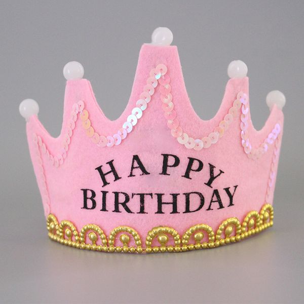 birthday party luminous crown hat decoration 26*12.2 cm led children's first birthday non-woven birthday hair hoop hat dhl freight
birthday party luminous crown hat decoration 26*12.2 cm led children's first birthday non-woven birthday hair hoop hat dhl freight