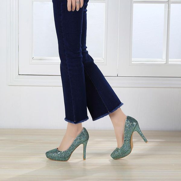 women's wedding shoes autumn and winter 2020 new all-around autumn and winter crystal sequin silver high heel single shoes1, Black
women's wedding shoes autumn and winter 2020 new all-around autumn and winter crystal sequin silver high heel single shoes1, Black