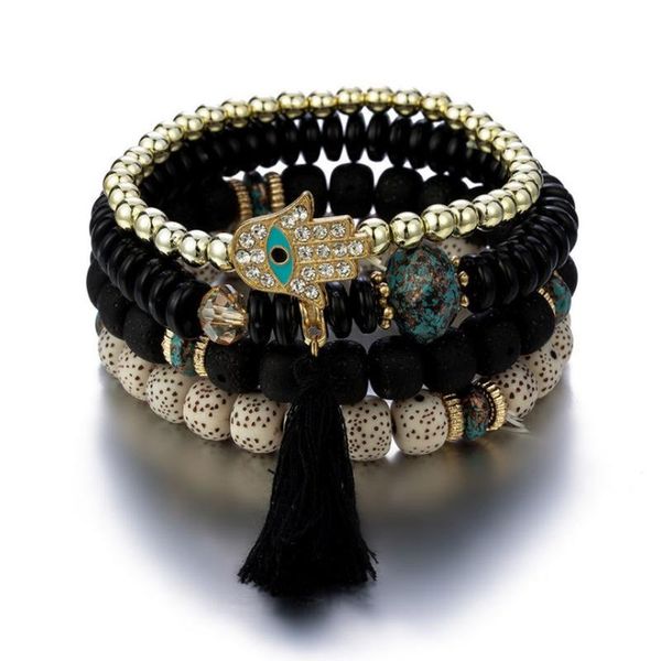 fashion multilayers bodhi beaded bracelet zircon fatima's hand tassel amulet bracelets for men and women religious style jewelry, Black
fashion multilayers bodhi beaded bracelet zircon fatima's hand tassel amulet bracelets for men and women religious style jewelry, Black