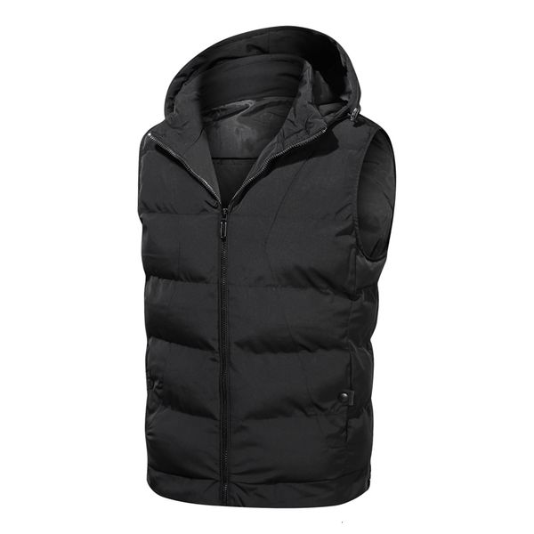 2021 new men casual winter warm hooded vest male sleeveless jacket coat outwear light mens work down padding vests waistcoat vfh1, Black;white
2021 new men casual winter warm hooded vest male sleeveless jacket coat outwear light mens work down padding vests waistcoat vfh1, Black;white
