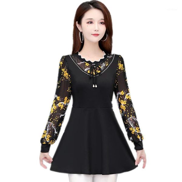 women's blouses & shirts autumn 2021 european style women casual fashion patchwork grenadine faux two piece plus size l-5xl peplum long, White
women's blouses & shirts autumn 2021 european style women casual fashion patchwork grenadine faux two piece plus size l-5xl peplum long, White