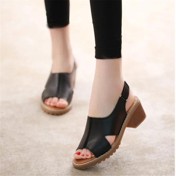 mid heel sandals summer ladies high thick heels shoes elegant party summer buckles rome white black sandalia feminina e770
mid heel sandals summer ladies high thick heels shoes elegant party summer buckles rome white black sandalia feminina e770