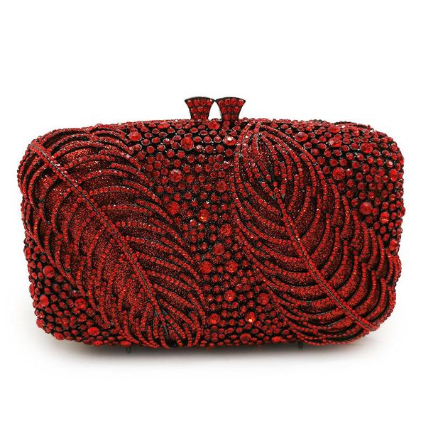 evening bags designer red crystal rhinestone women clutch diamond leaves shoulder handbagd mini ladies wedding clutches
evening bags designer red crystal rhinestone women clutch diamond leaves shoulder handbagd mini ladies wedding clutches