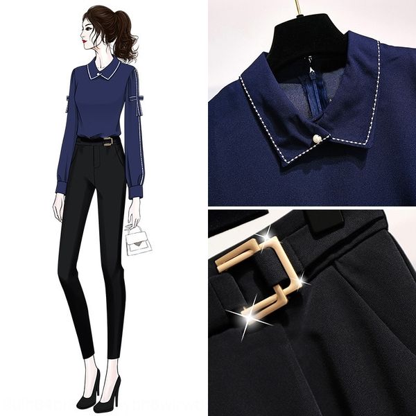 p12cs elegant business suit women's fashion royal early autumn new 2020 sister graceful western-style younger-age pants elegant two-pie, Gray
p12cs elegant business suit women's fashion royal early autumn new 2020 sister graceful western-style younger-age pants elegant two-pie, Gray