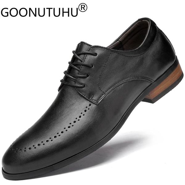 fashion men's shoes dress genuine leather male classics black brown lace up shoe man big size 37-48 office formal shoes for men
fashion men's shoes dress genuine leather male classics black brown lace up shoe man big size 37-48 office formal shoes for men
