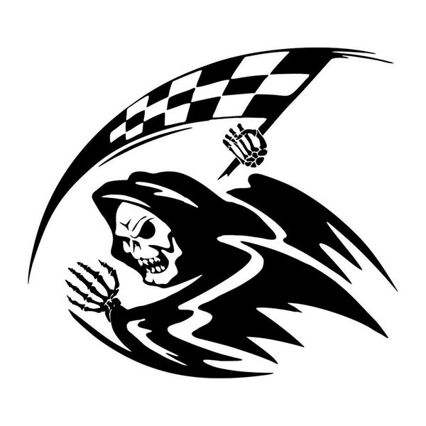 18.5*16.6cm death run the checkered flag racing car stickers funny motorcycle vinyl decals black/silver c7-0529
18.5*16.6cm death run the checkered flag racing car stickers funny motorcycle vinyl decals black/silver c7-0529