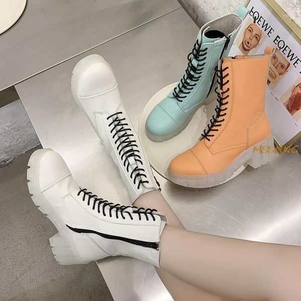 boots 2021 winter women's fashion candy color square heel ladies shoes mid calf lace up round toe motorcycle boots1, Black
boots 2021 winter women's fashion candy color square heel ladies shoes mid calf lace up round toe motorcycle boots1, Black