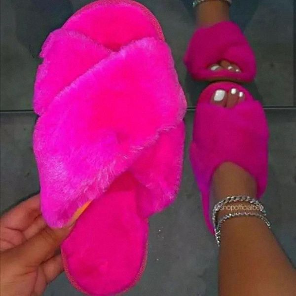 New Hot Sale Women Slippers Leopard Fur Slides Winter House Slippers 2020 Fashion Warm Indoor Shoes Ladies Soft Cross #zw3y
New Hot Sale Women Slippers Leopard Fur Slides Winter House Slippers 2020 Fashion Warm Indoor Shoes Ladies Soft Cross #zw3y