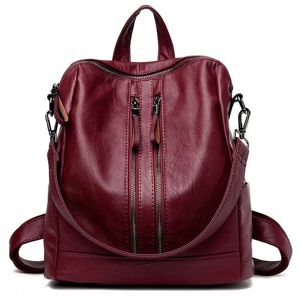double shoulder women's korean bagshoulder bag travel bagfashion soft leather women's backpack spring new fashion leisure multifun
double shoulder women's korean bagshoulder bag travel bagfashion soft leather women's backpack spring new fashion leisure multifun