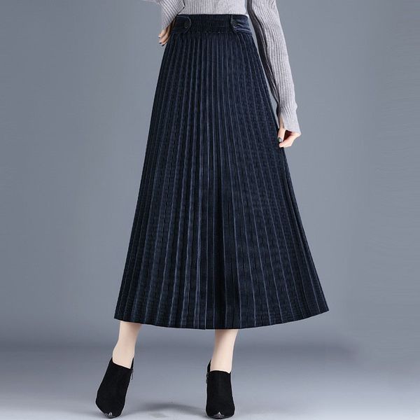 skirts women clothing 2020 new autumn and winter corduroy pleated skirt elastic waist mid-length elegant femme jupe &saias y947 y1214, Black
skirts women clothing 2020 new autumn and winter corduroy pleated skirt elastic waist mid-length elegant femme jupe &saias y947 y1214, Black