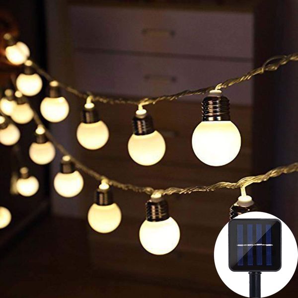 2021 new solar powered 10/20/30 led g50 globe fairy festoon bulb christmas string light outdoor wedding party garden garland 6yip
2021 new solar powered 10/20/30 led g50 globe fairy festoon bulb christmas string light outdoor wedding party garden garland 6yip