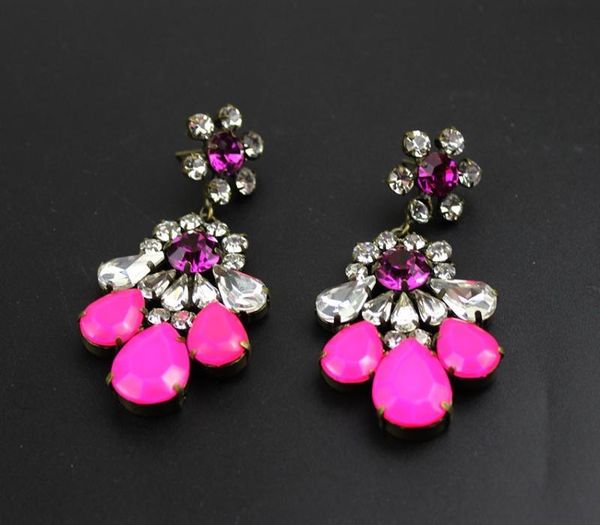new fashion pearl colorful fluorescent statement earrings luxury shourouk jewelry crystal earrings for22, Golden;silver
new fashion pearl colorful fluorescent statement earrings luxury shourouk jewelry crystal earrings for22, Golden;silver