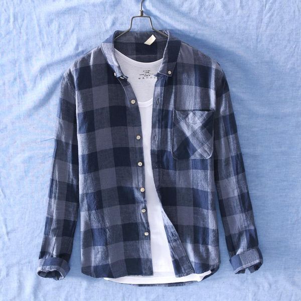 men's casual shirts spanish style suehaiwe's brand long-sleeved linen shirt men plaid mens fashion male overhemd camisa, White;black
men's casual shirts spanish style suehaiwe's brand long-sleeved linen shirt men plaid mens fashion male overhemd camisa, White;black