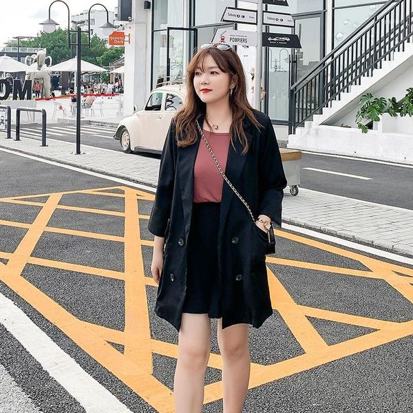 2020 spring and summer new women's fat mm fashion jacket thin section lapel suit jacket1, Black;brown
2020 spring and summer new women's fat mm fashion jacket thin section lapel suit jacket1, Black;brown