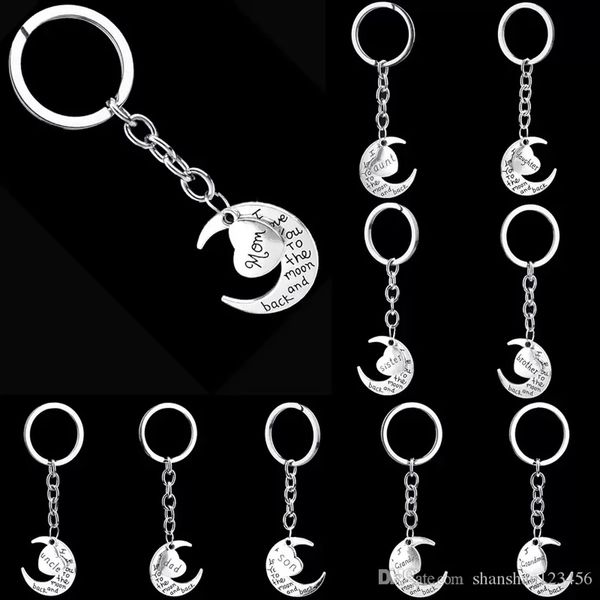 genuine i love you to the moon and back heart keychain family member letter grandma grandpa son dad mom sister key ring bag hangs fashion je, Slivery;golden
genuine i love you to the moon and back heart keychain family member letter grandma grandpa son dad mom sister key ring bag hangs fashion je, Slivery;golden