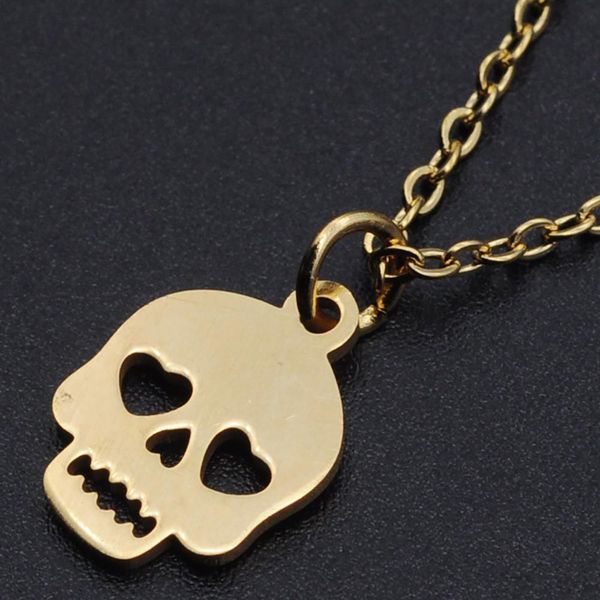 sugar skull stainless steel charm necklace for women accept oem order dainty steel necklaces dropshipping wholesale wmtvqs bdesybag, Bronze;silver
sugar skull stainless steel charm necklace for women accept oem order dainty steel necklaces dropshipping wholesale wmtvqs bdesybag, Bronze;silver