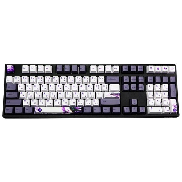 113 keys pbt sublimation keycaps purple datang keycap profile mechanical keyboard keycap chinese style for 60 61 87 104
113 keys pbt sublimation keycaps purple datang keycap profile mechanical keyboard keycap chinese style for 60 61 87 104