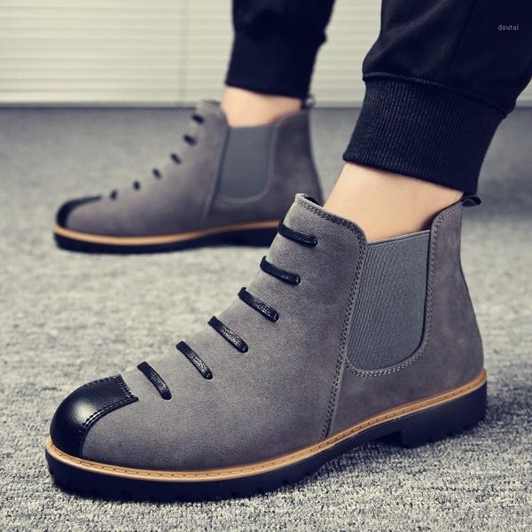 boots british vintage men's fashion south korean work autumn/winter plus cashmere warm men's1, Black
boots british vintage men's fashion south korean work autumn/winter plus cashmere warm men's1, Black