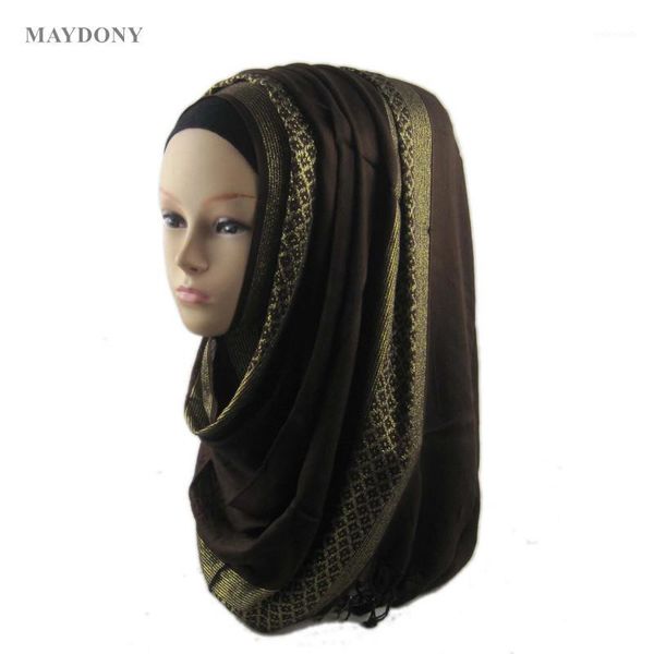 scarves cj women islam hijab scarf shawl muslim long stole wrap1, Blue;gray 
scarves cj women islam hijab scarf shawl muslim long stole wrap1, Blue;gray