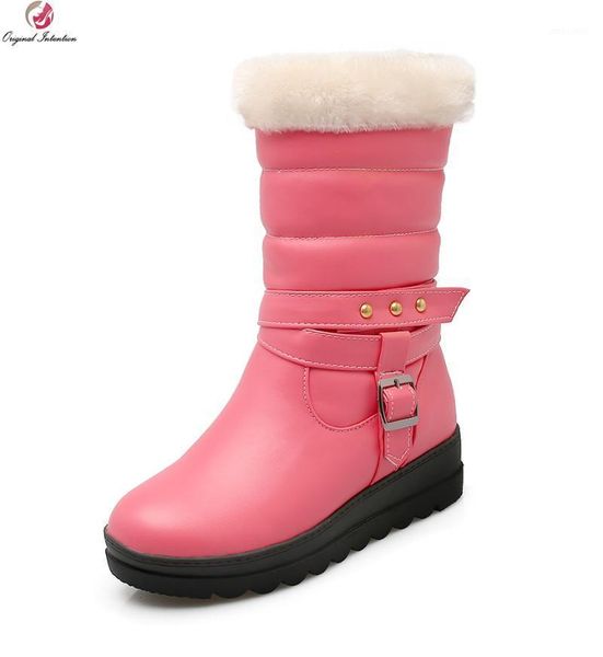 boots original intention women mid-calf snow round toe winter black beige yellow pink shoes woman us size 4-10.51
boots original intention women mid-calf snow round toe winter black beige yellow pink shoes woman us size 4-10.51