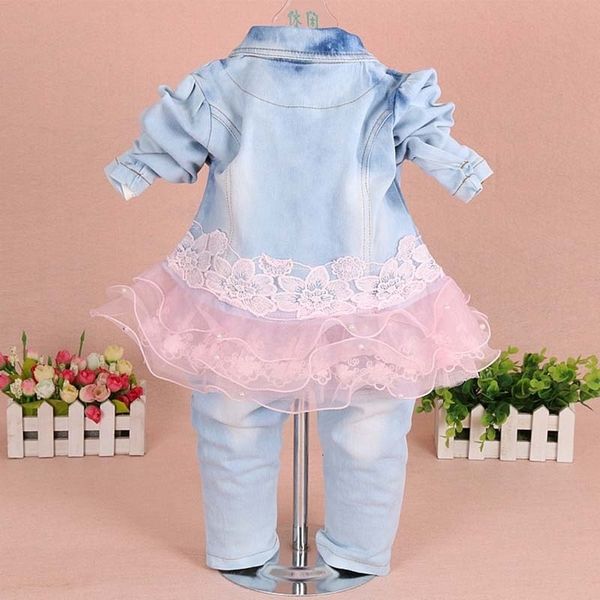 girl clothes sets 2020 spring autumn fashion denim toddler girl outfits children clothes girl birthday kids baby clothing sets lj201223, White
girl clothes sets 2020 spring autumn fashion denim toddler girl outfits children clothes girl birthday kids baby clothing sets lj201223, White