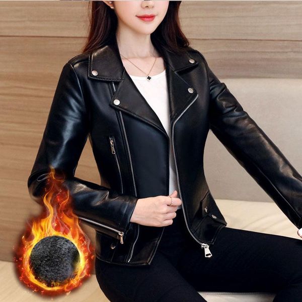 women's leather & faux fashion jacket female coat women jackets 2021 autumn winter clothing outerwear black short slim
women's leather & faux fashion jacket female coat women jackets 2021 autumn winter clothing outerwear black short slim