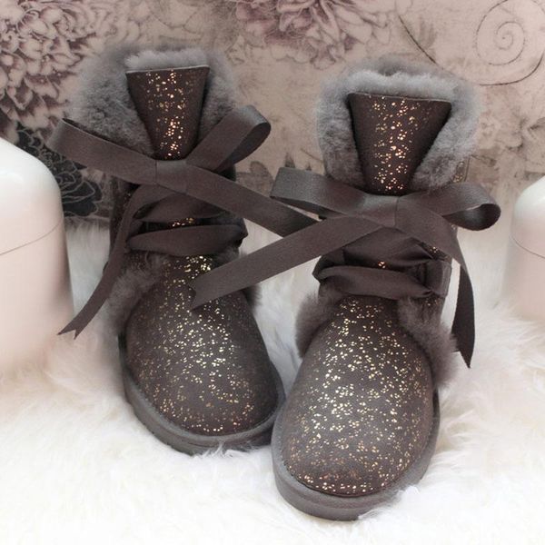 winter women warm sheepskin fur lace-up snow boots new lady bowknot thicken shearling flats snow boots women fashion, Black
winter women warm sheepskin fur lace-up snow boots new lady bowknot thicken shearling flats snow boots women fashion, Black